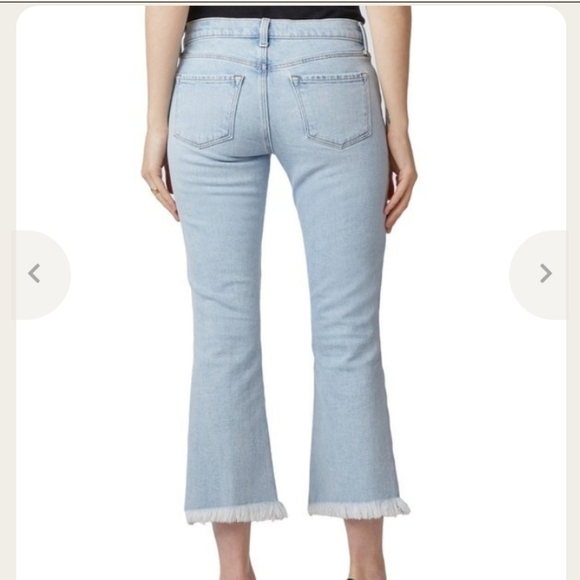 J Brand Selena Mid Rise Bootcut Crop Gigi Destruct - Picture 4 of 12